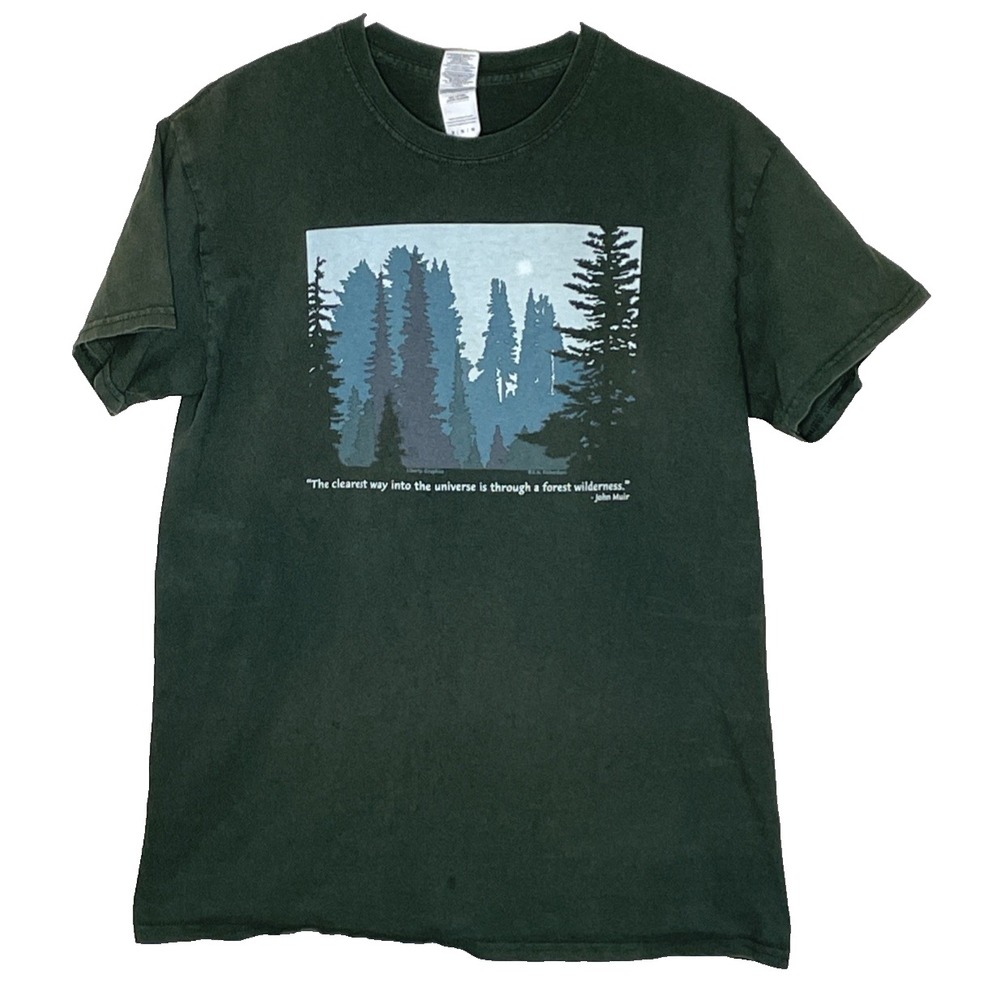 Liberty Graphics John Muir Imagination Makes Us Infinite T-Shirt Mens Medium